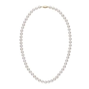 6.5-7.0 mm 18 Inch AAA White Akoya Pearl Necklace